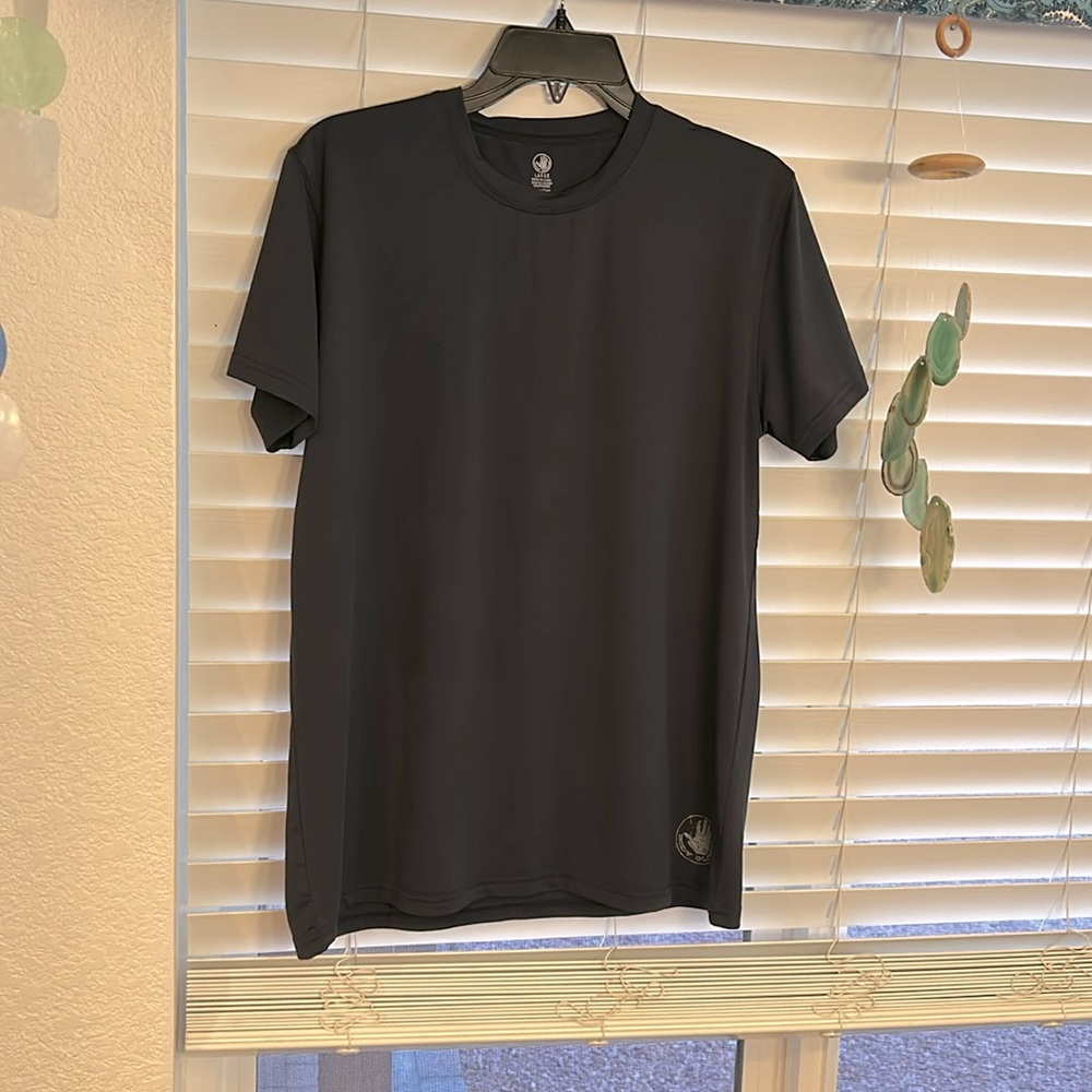 Body Glove Dri Motion Base Layer Solid Navy Short Sleeve Shirt Mens Large